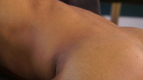 black stud dominic santos self sucks and cum eats to gay porn stardom