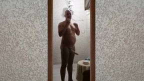 Meu Banho Gostoso Com o Pau Duro 009