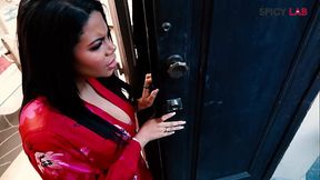 Big tits venezuelan Kesha Ortega to fuck in the kitchen