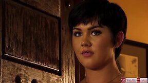 Chesty t-girl daisy taylor anal reamed