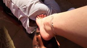 Pineal420 in Public - Public Foot Worship