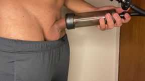 I'm 18 and I'm Going to Lose My Virginity Today, I Use a Penis Pump to Make My Dick Big and Thick