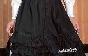 Crossdresser with Fucking Machine