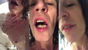 je t’embarque sensuelement sous ma douche pour que tu me prennes une ...