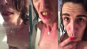 je t’embarque sensuelement sous ma douche pour que tu me prennes une ...
