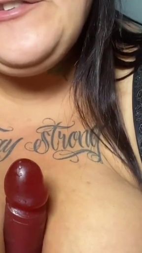 Horny BBW Housekeeper Anal Plug and Masturbation