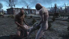 Fallout Big Zombie Threesome Fuck At The Plantation