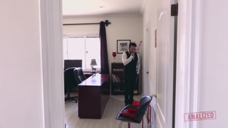 Analized - Coffe and Anal Sex before going to work\
