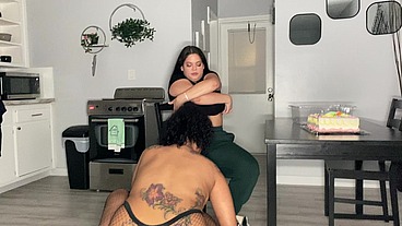 Dani Valentina and Porsha Carrera