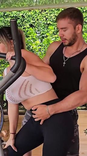 Busty Blonde Student Tatiana Alvarez Fucks Fitness Trainer Brian Evansx