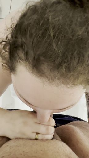 BBW Slut Sucks Hotel Managers Cock for a Room