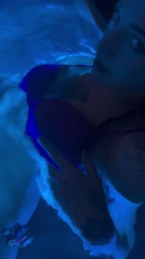I take BRISEN to the spa and show off my pussy and small tits!