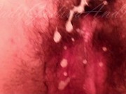 Viene sulla figa mia pelosa dopo avermi scopato e me la riempie di sborra!💦💦💦Amatoriale italiano