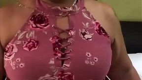 Blonde bombshell Joanne gives unforgettable deepthroat and blowjob performance with her big ass on display in homemade video