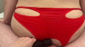 Cum in Flat Chastity for My Big Ass