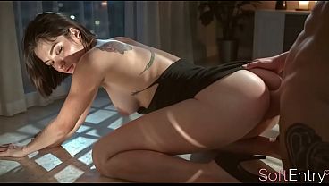 Anal sex with a young and juicy babe, she hadn'_t had sex for a year, she moaned so much. [Ai]