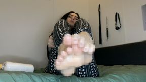 Feet Lotioning Before Bed