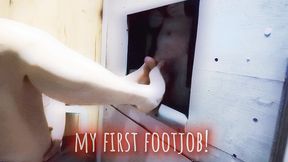 my first footjob and cum dominated at gh for my member - redcatsroom