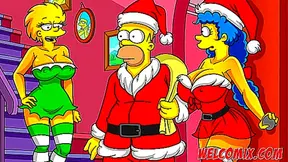 Homer Gives Marge to Hobos in Twisted Xmas Simps-Tube Parody
