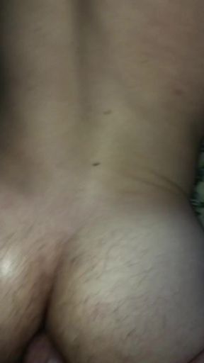 My boyfriend breeds my tight hole with his giant cock