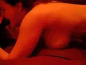 Sexy MILF Girl in a Threesome: Swallowing, Doggy