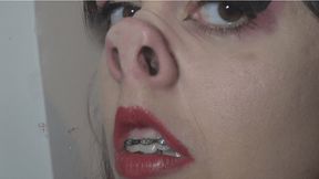 raised nostrils