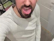 hot daddy fucking pocket pussy cum at the end