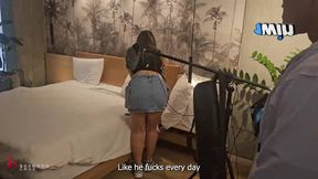 Colombiana Salome Gil p lowers neighbor Brandon Cruz's BBC for debt payment. Hot raunchy hookup with ample caboose and tits.