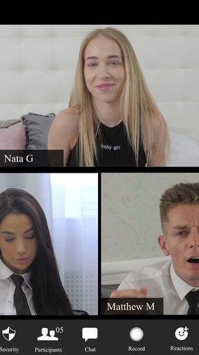 Online lesson gone totally wrong - strong teacher fucks sexy student girl   Clip 1