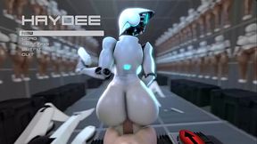 Haydee is fucked in the title screen pov