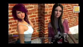 John Whispers Forbidden Desire to Busty Teen in Hot 3D Hentai Romance