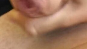 Boy has fun playing with his small hard toy