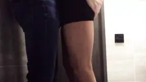 My wife, me and sister-in-law went to the concert  My crazy sister-in-law shoved me into the toilet while her sister was inside and fucked herself  Turkish Porn