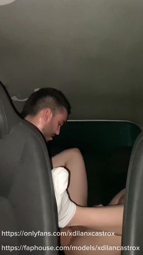 Young College Student Is Fucked by Married Straight Uber Driver with Creampie