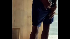 hot sauna after gym (sound on)