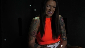 Gloryhole Secrets: Throat-Fucked Trinity Loves to Swallow