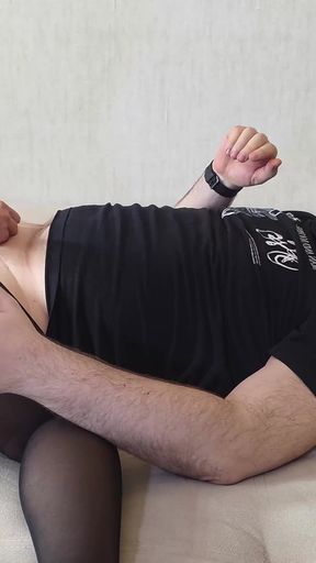 New Bisexual Threesome. MMF. Wife Invites Bisexual Slave for Her Husband. Full Scene. Ep 31011