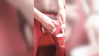 German twink drinks coffee mixed with cum in amateur blowjob scene