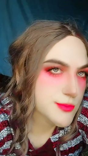 Cute big ass pretty asshole big butt booty shemale ladyboy crossdresser sissy   Clip 1