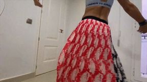 belly dance with large skirt wmv