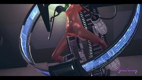 Yaoi Femboy 3D - Ash in a Sex Machine - Japanese Asian Manga Anime Game Porn Gay