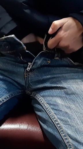 I Masturbate Riskily on a Public Train Until I Cum