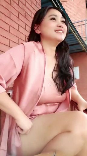 Spectacular moment from &quot;She masturbate outdoor, spicy lingerie outside&quot;