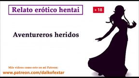 Zelda cuida de Link, relato hentai en espa&ntilde_ol. Ella acaba ayudandole a...