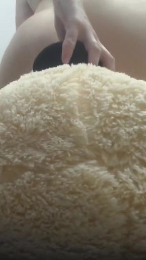 She loves to fuck her bear. Humping bear   Clip 2