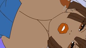 Sweet ebony student's thick pussy gets pounded