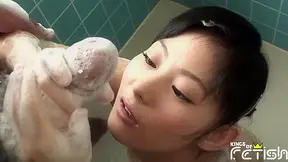 Lucky Man Plays With Japanese College Chick In The Car Before Showering