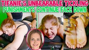 TIFANIE'S UNBEARABLE TICKLING PUNISHMENTS CONTINUE FACE DOWN - HD WMV