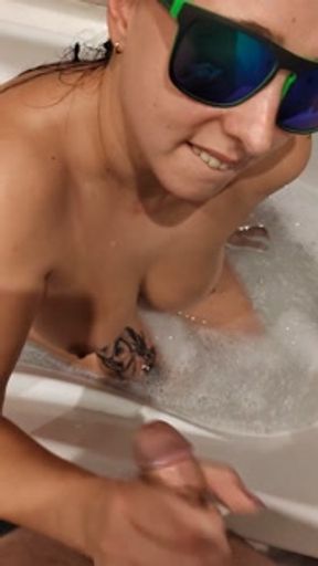 Real married stepsister sucked and jerked me off while her husband was at work.really want to fuck