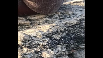 Closeup video of crazybitch fingering her pussy whiles strangers watching me at the beach side has